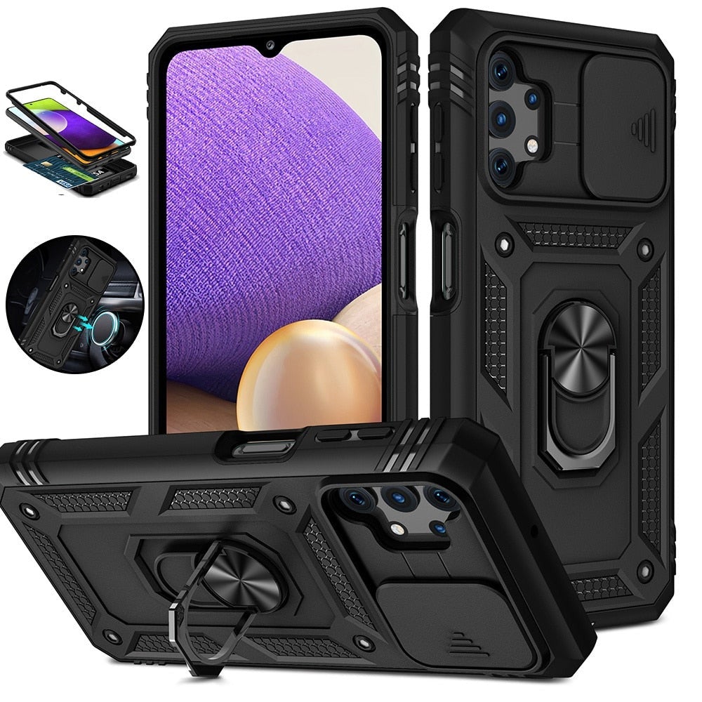 Kickstand Samsung Galaxy A52 5g Case Amazon Bravo Shockproof