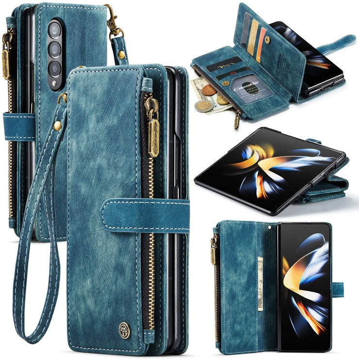Cernere Magnetic Leather Wallet Case for Samsung Galaxy Z Fold 3 & 4 - Astra Cases