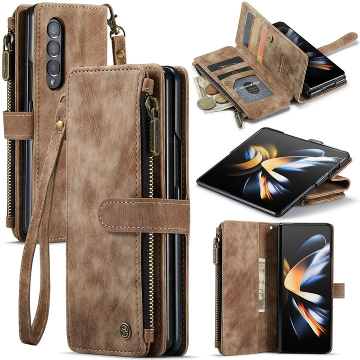 Cernere Magnetic Leather Wallet Case for Samsung Galaxy Z Fold 3 & 4 - Astra Cases