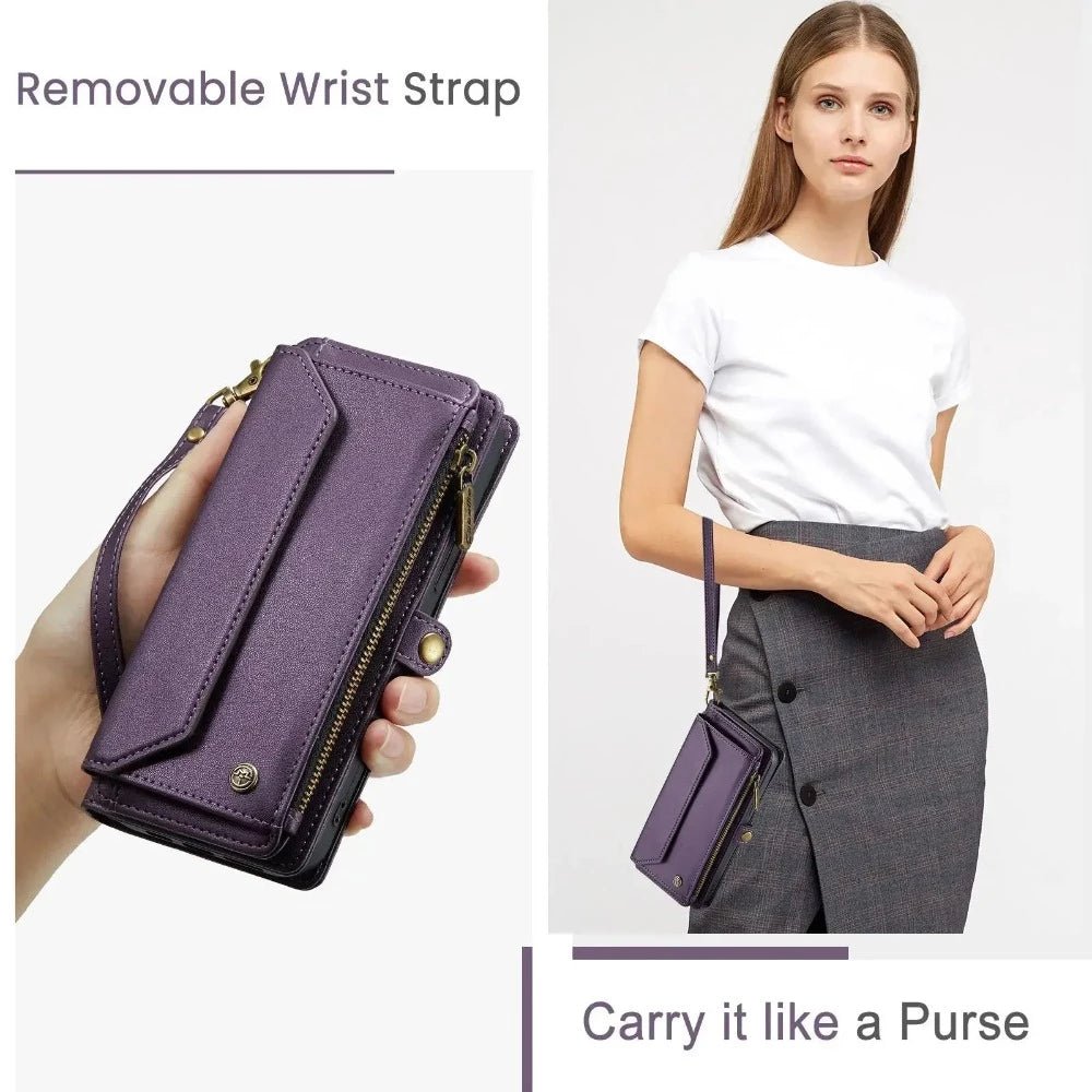 Cervus RFID Blocking Wallet Case With Crossbody Strap And Lanyard - Astra Cases