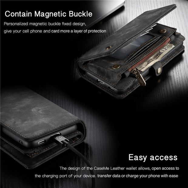 Circa Leather Flip Wallet Galaxy Case - Astra Cases
