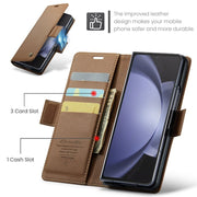 Concero Premium Leather Wallet Case for Galaxy Z Fold 5 With Card Slot - Astra Cases