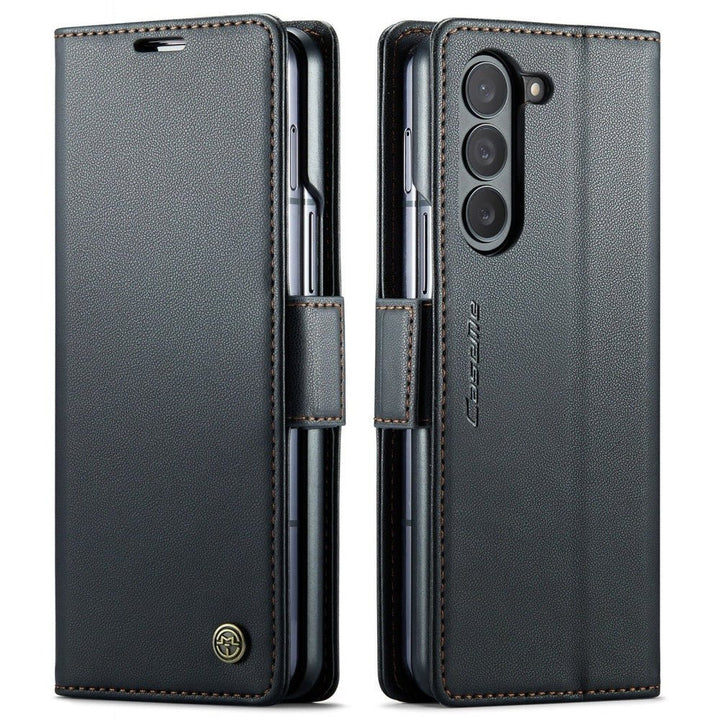 Concero Premium Leather Wallet Case for Galaxy Z Fold 5 With Card Slot - Astra Cases