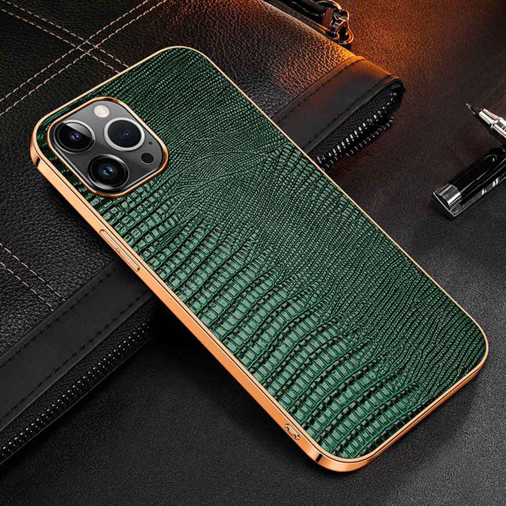 Contra Luxury Genuine Leather iPhone Case - Astra Cases