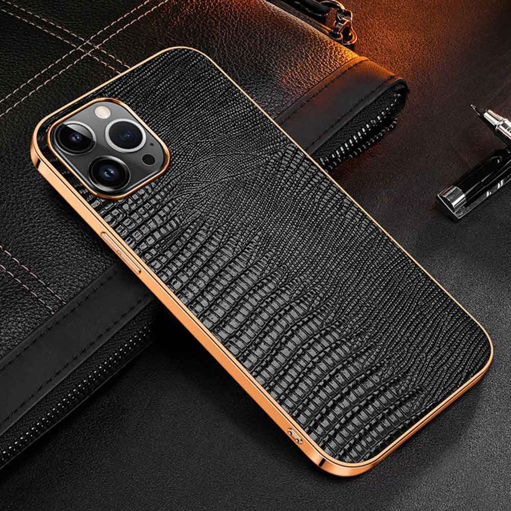 Contra Luxury Genuine Leather iPhone Case - Astra Cases