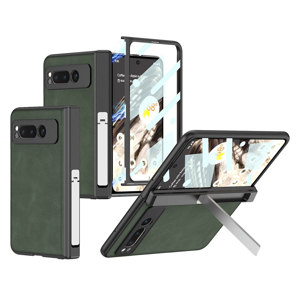 Doli Leather Case for Google Pixel Fold With Tempered Glass - Astra Cases