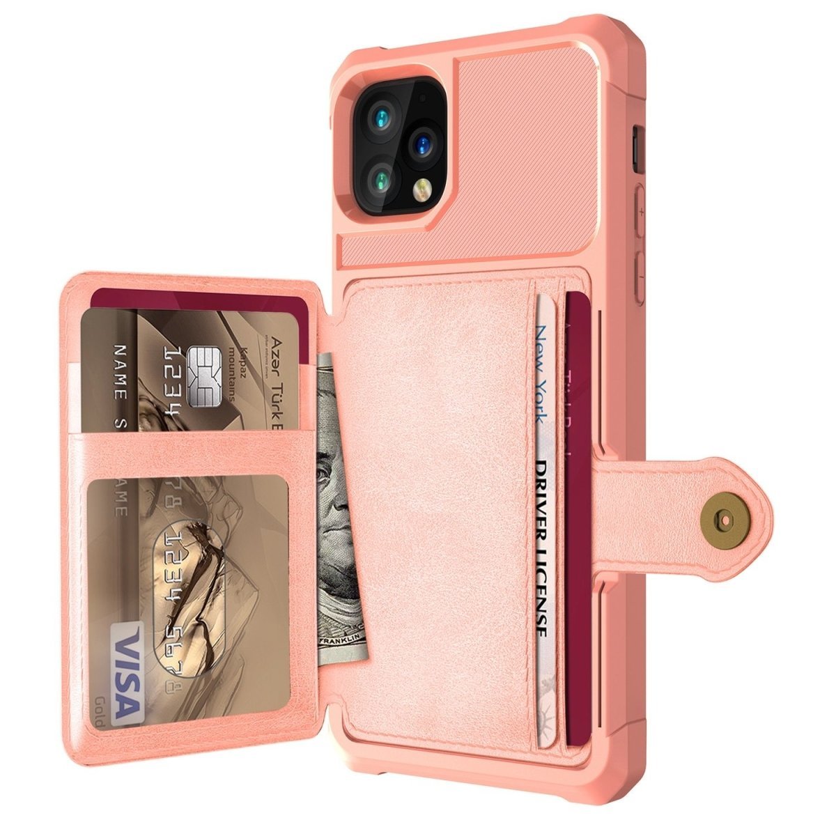 Echo Luxury Leather Wallet iPhone Case For 14 and 15 Series - Astra Cases