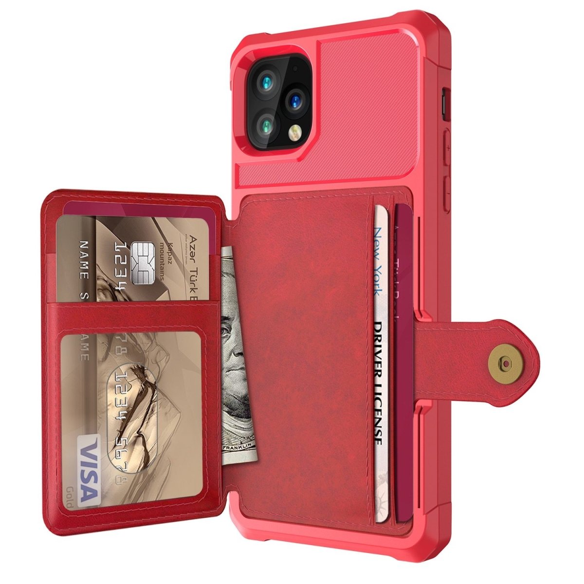 Echo Luxury Leather Wallet iPhone Case For 14 and 15 Series - Astra Cases