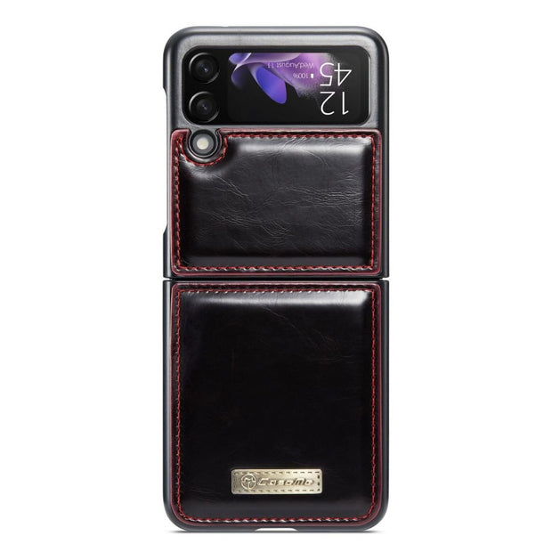 Erexi Luxury Leather Wallet Case For Samsung Galaxy Z Flip 3 - Astra Cases