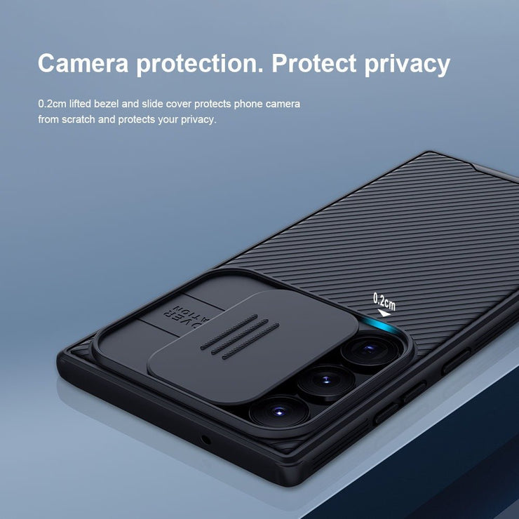 Feci Non-Slip Case With Camera Slide Protector for Galaxy S23 Series - Astra Cases