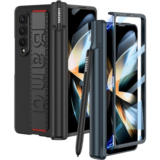 Fumi Protective Case With Magnetic Pen Hinge And Screen Protector for Galaxy Z Fold 4 - Astra Cases