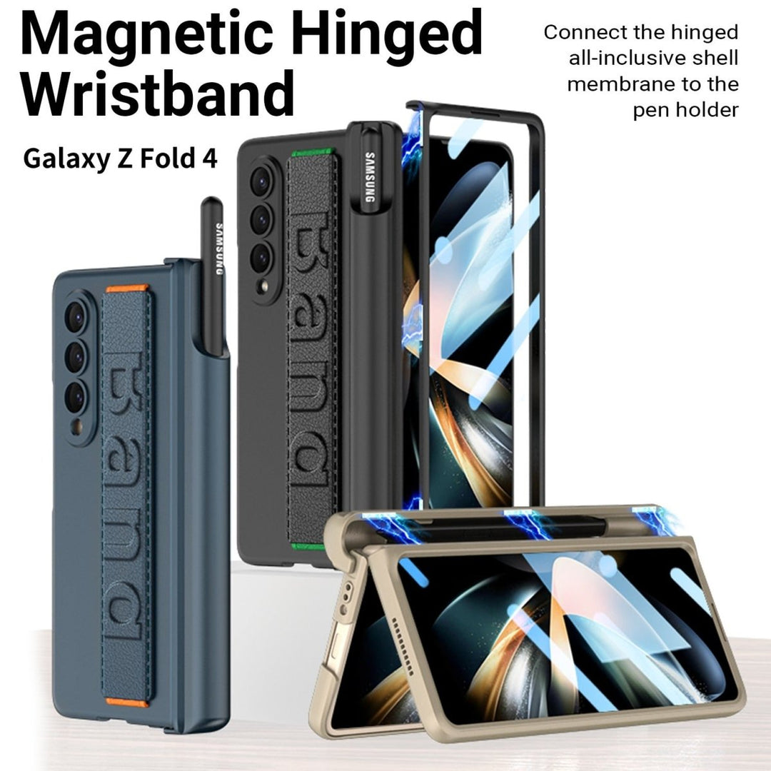 Fumi Protective Case With Magnetic Pen Hinge And Screen Protector for Galaxy Z Fold 4 - Astra Cases