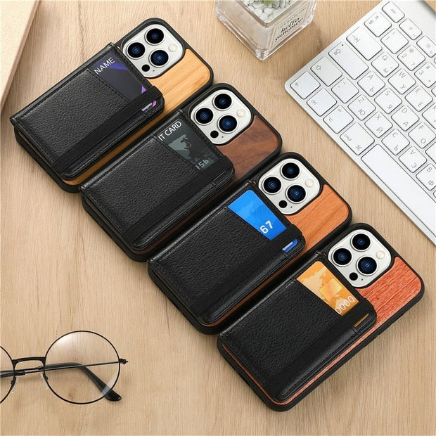 Gelida Wood Magsafe iPhone Case for Series 14 - Astra Cases
