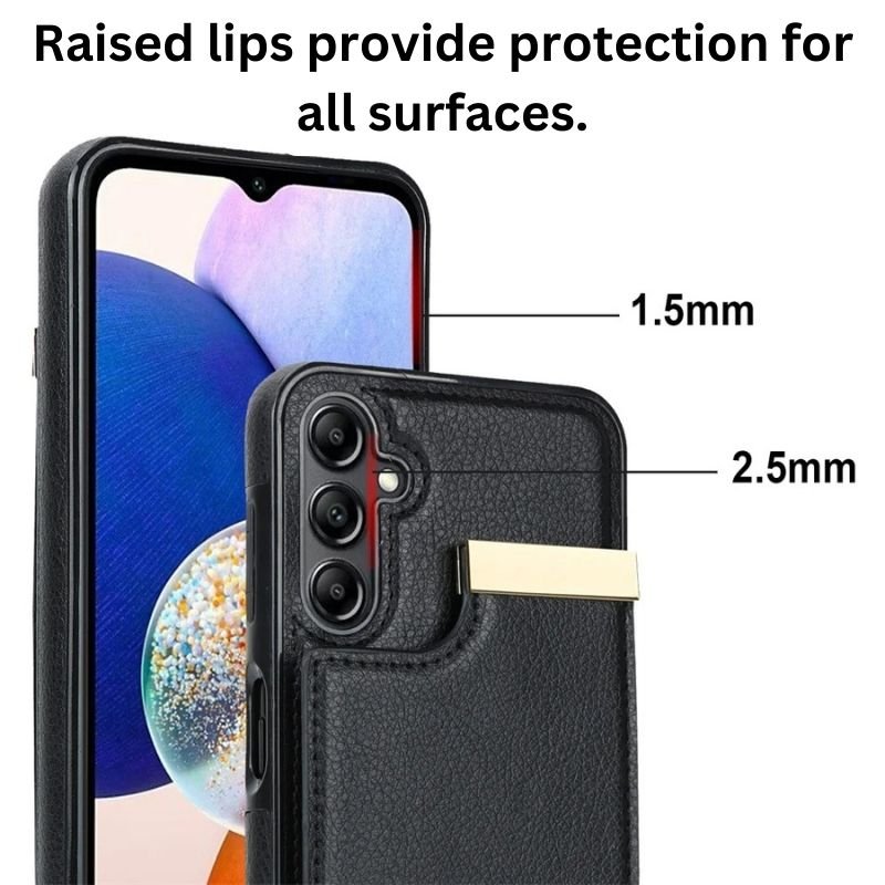 Gero Leather Galaxy Case With Multi Card and Coin Slot - Astra Cases