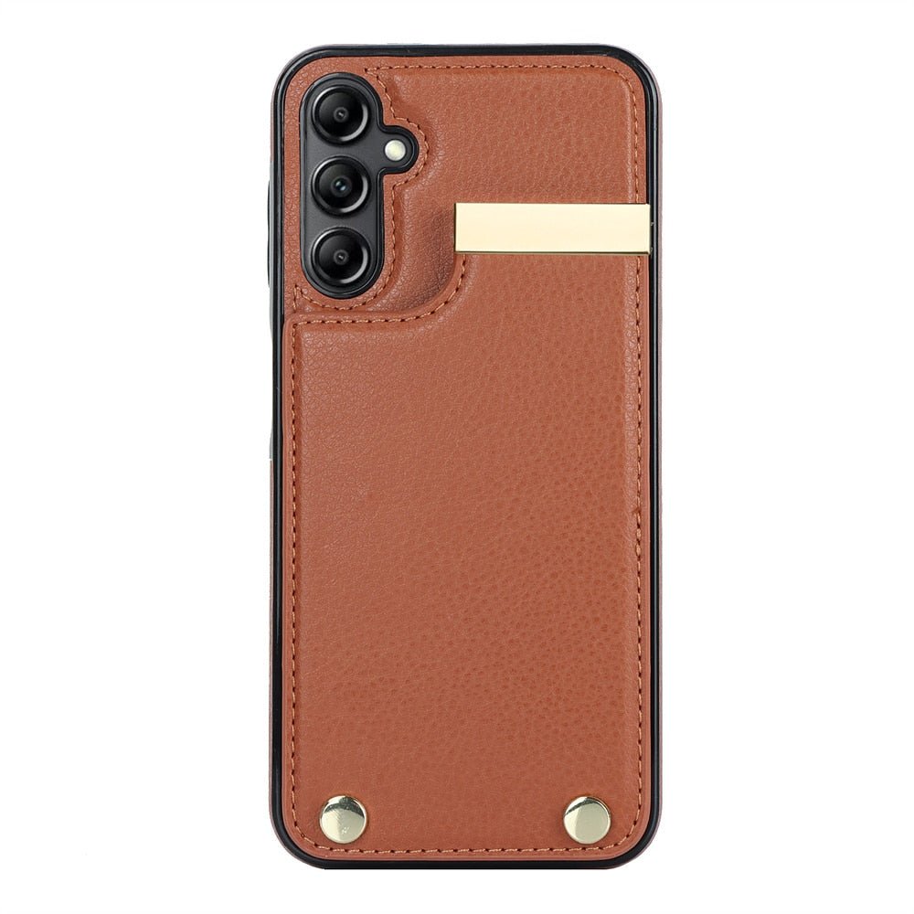 Gero Leather Galaxy Case With Multi Card and Coin Slot - Astra Cases