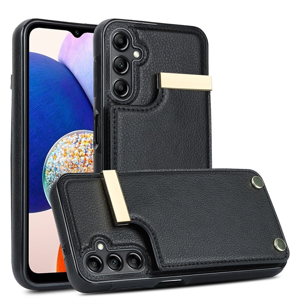 Gero Leather Galaxy Case With Multi Card and Coin Slot - Astra Cases