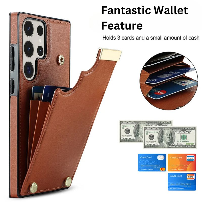 Hora Leather Case for Galaxy S-N Series With Card and Coin Slot - Astra Cases