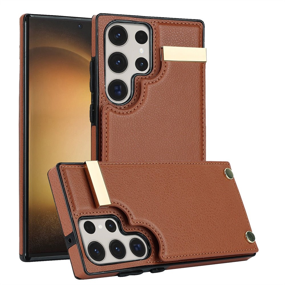 Hora Leather Case for Galaxy S-N Series With Card and Coin Slot - Astra Cases