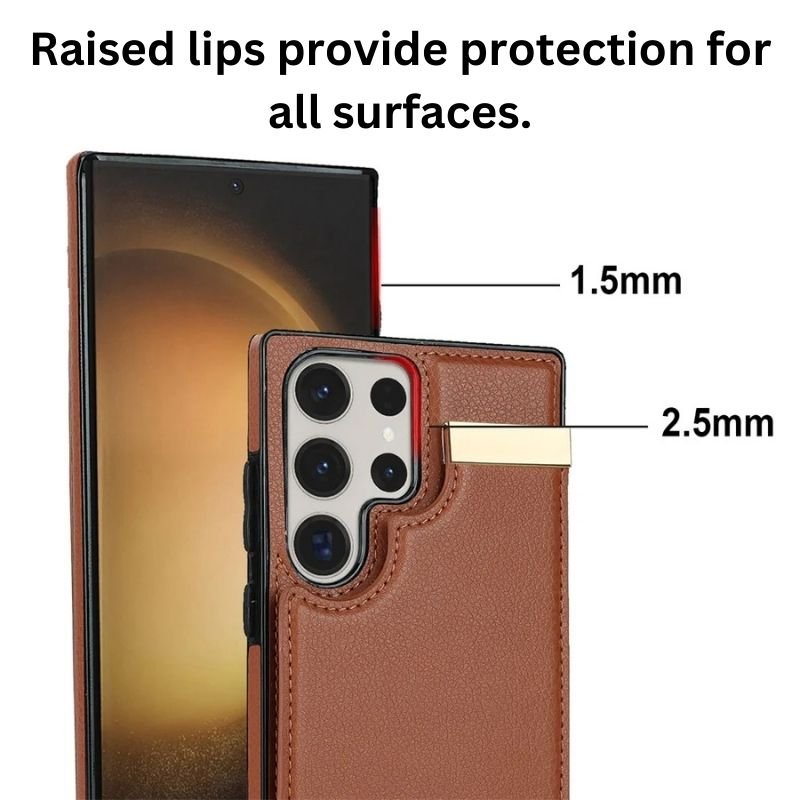 Hora Leather Case for Galaxy S-N Series With Card and Coin Slot - Astra Cases