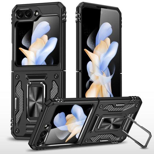 Ignis Military Shockproof Case for Galaxy Z Flip 5 Case With Magnetic Ring Kickstand - Astra Cases