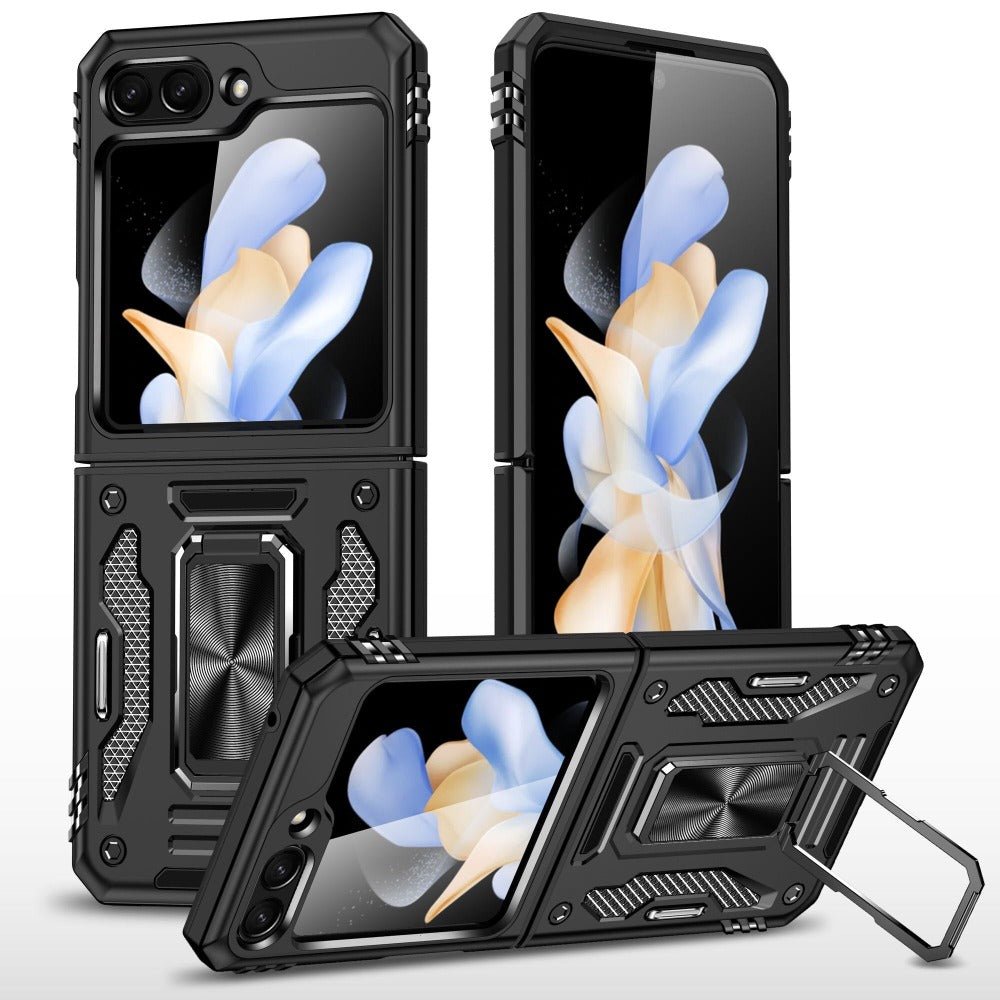 Ignis Military Shockproof Case for Galaxy Z Flip 5 Case With Magnetic Ring Kickstand - Astra Cases