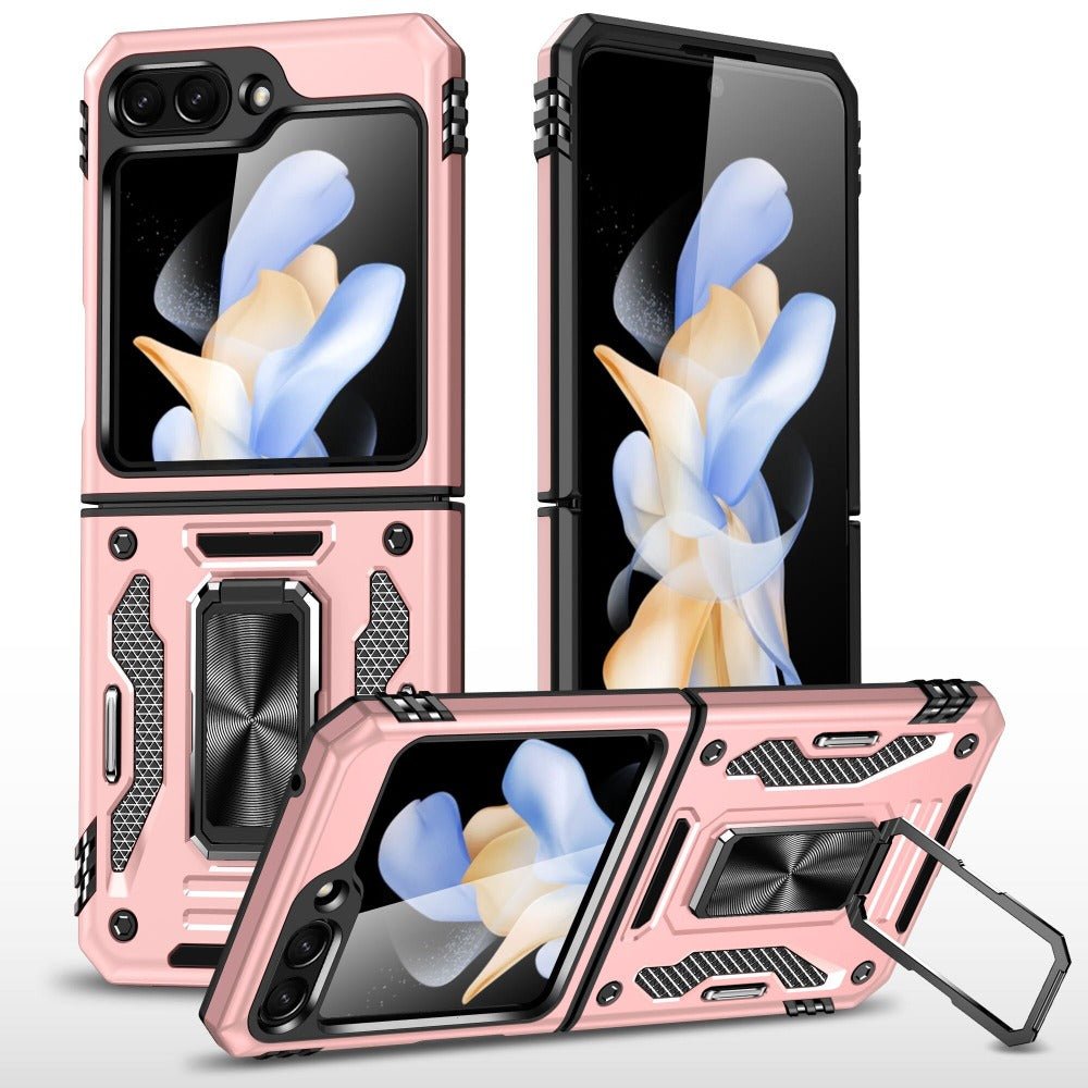 Ignis Military Shockproof Case for Galaxy Z Flip 5 Case With Magnetic Ring Kickstand - Astra Cases