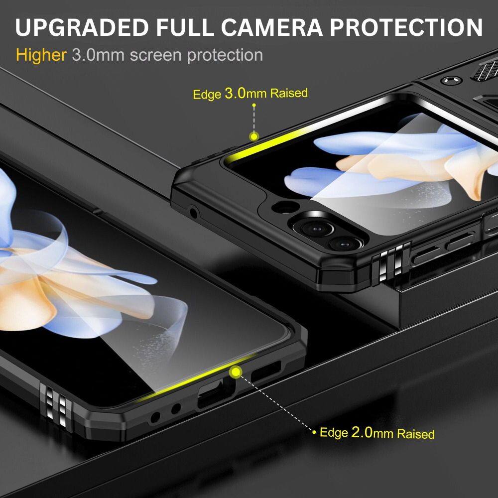 Ignis Military Shockproof Case for Galaxy Z Flip 5 Case With Magnetic Ring Kickstand - Astra Cases