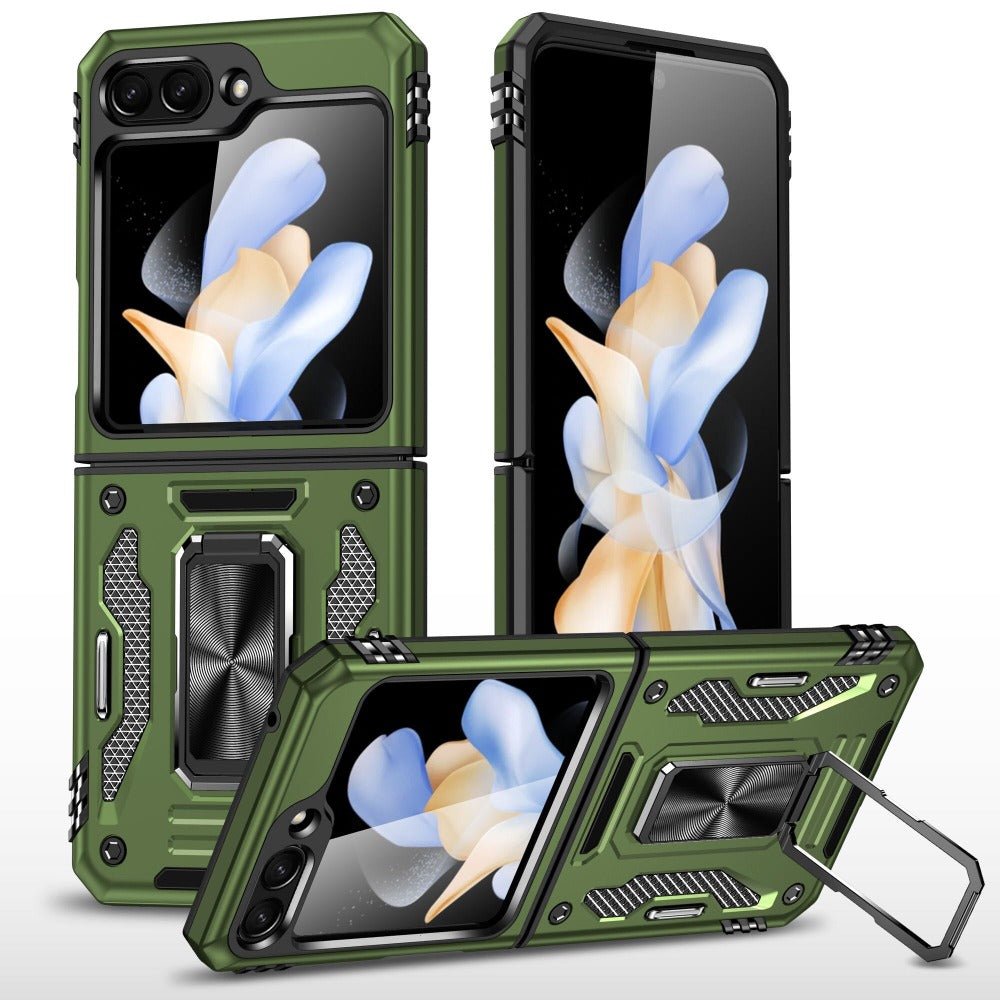 Ignis Military Shockproof Case for Galaxy Z Flip 5 Case With Magnetic Ring Kickstand - Astra Cases