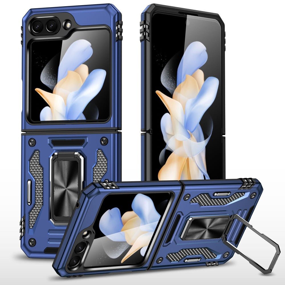 Ignis Military Shockproof Case for Galaxy Z Flip 5 Case With Magnetic Ring Kickstand - Astra Cases