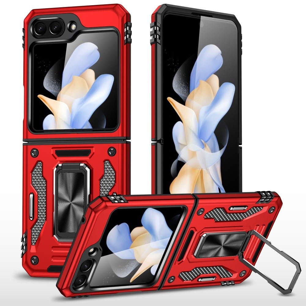 Ignis Military Shockproof Case for Galaxy Z Flip 5 Case With Magnetic Ring Kickstand - Astra Cases