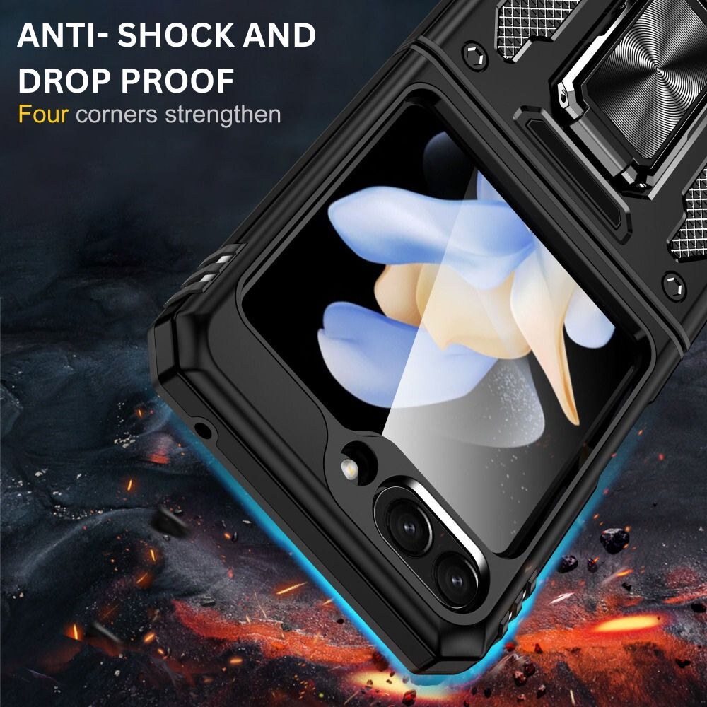 Ignis Military Shockproof Case for Galaxy Z Flip 5 Case With Magnetic Ring Kickstand - Astra Cases