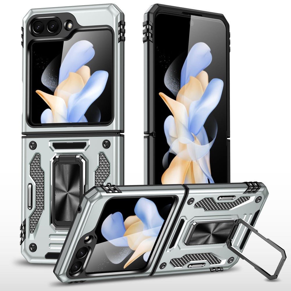 Ignis Military Shockproof Case for Galaxy Z Flip 5 Case With Magnetic Ring Kickstand - Astra Cases