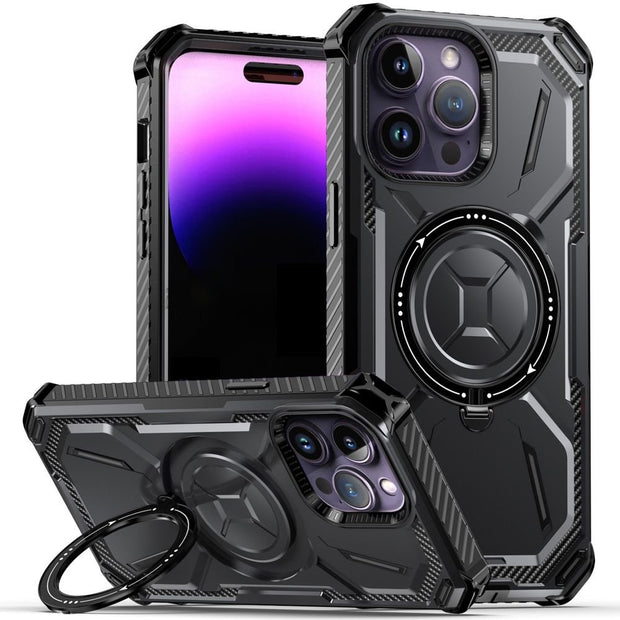 Inferna Heavy Duty Shockproof iPhone Case With MagSafe Compatible Kickstand - Astra Cases
