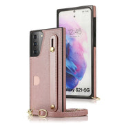 Lapis Slim Leather Galaxy Note Shockproof Case With Wrist Strap - Astra Cases