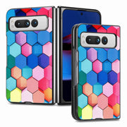 Lene Multi-Colored Painted Leather Case for Google Pixel Fold - Astra Cases