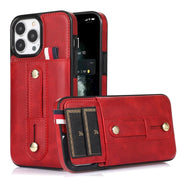 Leo Retro Leather Case with Card Slot For iPhone 15 Series - Astra Cases