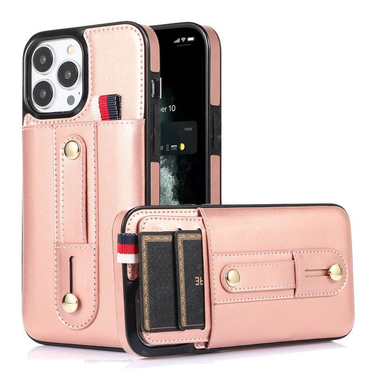 Leo Retro Leather iPhone Case with Card Slot - Astra Cases