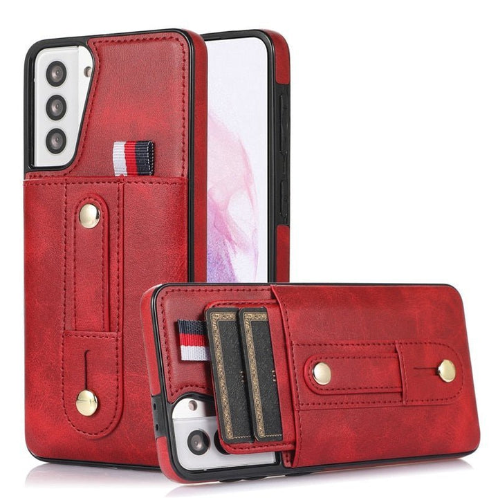 Libet Retro Leather Case with Card Slot For Galaxy S23 Series - Astra Cases