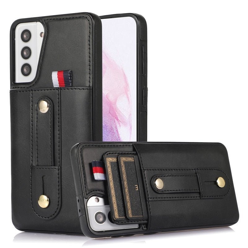 Libet Retro Leather Case with Card Slot For Galaxy S23 Series - Astra Cases