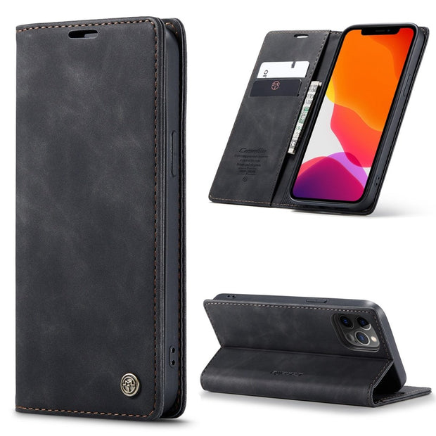 London Leather Wallet iPhone Case - Astra Cases