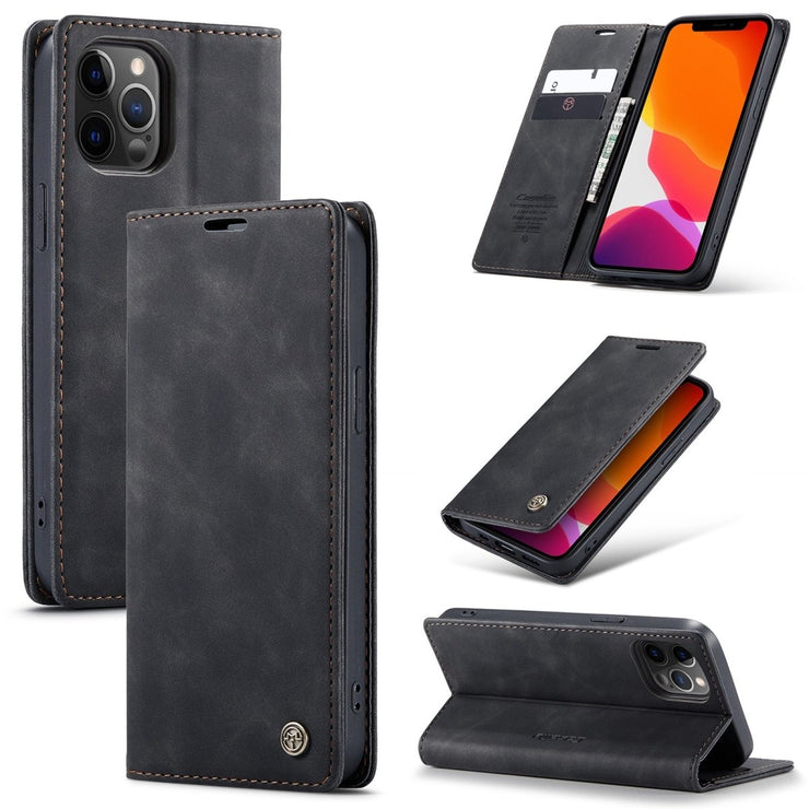 London Leather Wallet iPhone Case For iPhone 13 Series - Astra Cases