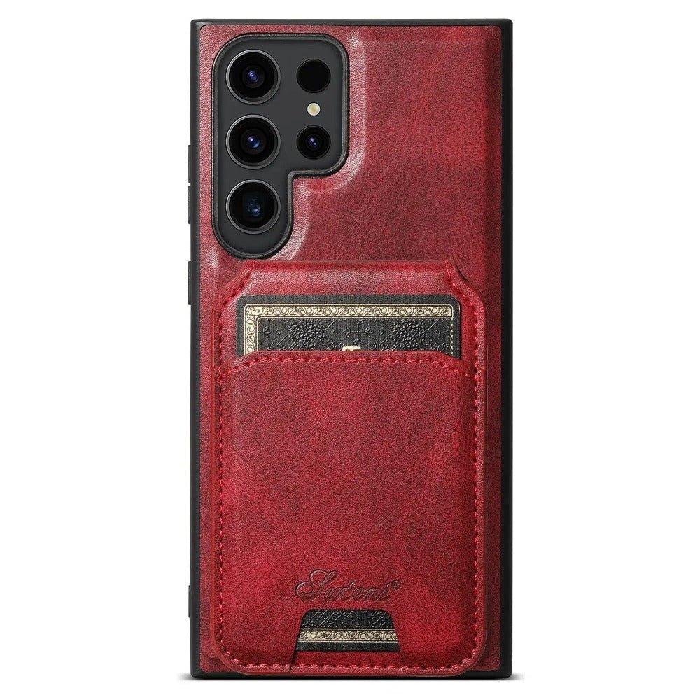 Magus Premium Leather Galaxy Case With Detachable Magnetic Card Stand - Astra Cases
