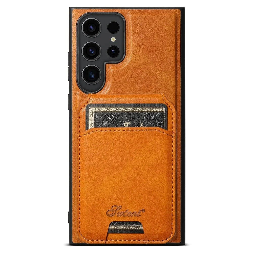 Magus Premium Leather Galaxy Case With Detachable Magnetic Card Stand - Astra Cases