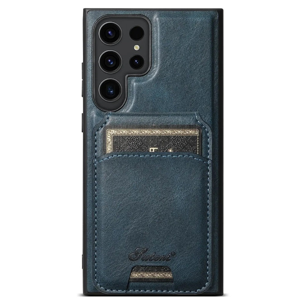 Magus Premium Leather Galaxy Case With Detachable Magnetic Card Stand - Astra Cases