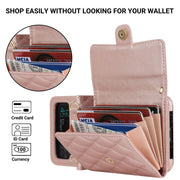 Maris Leather Wallet Case for Samsung Galaxy Z Flip With Long Lanyard - Astra Cases