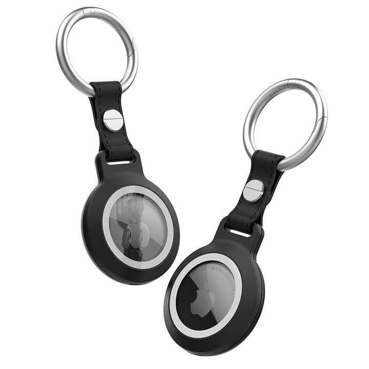 Mea Waterproof Airtag Leather Keychain Case - Astra Cases