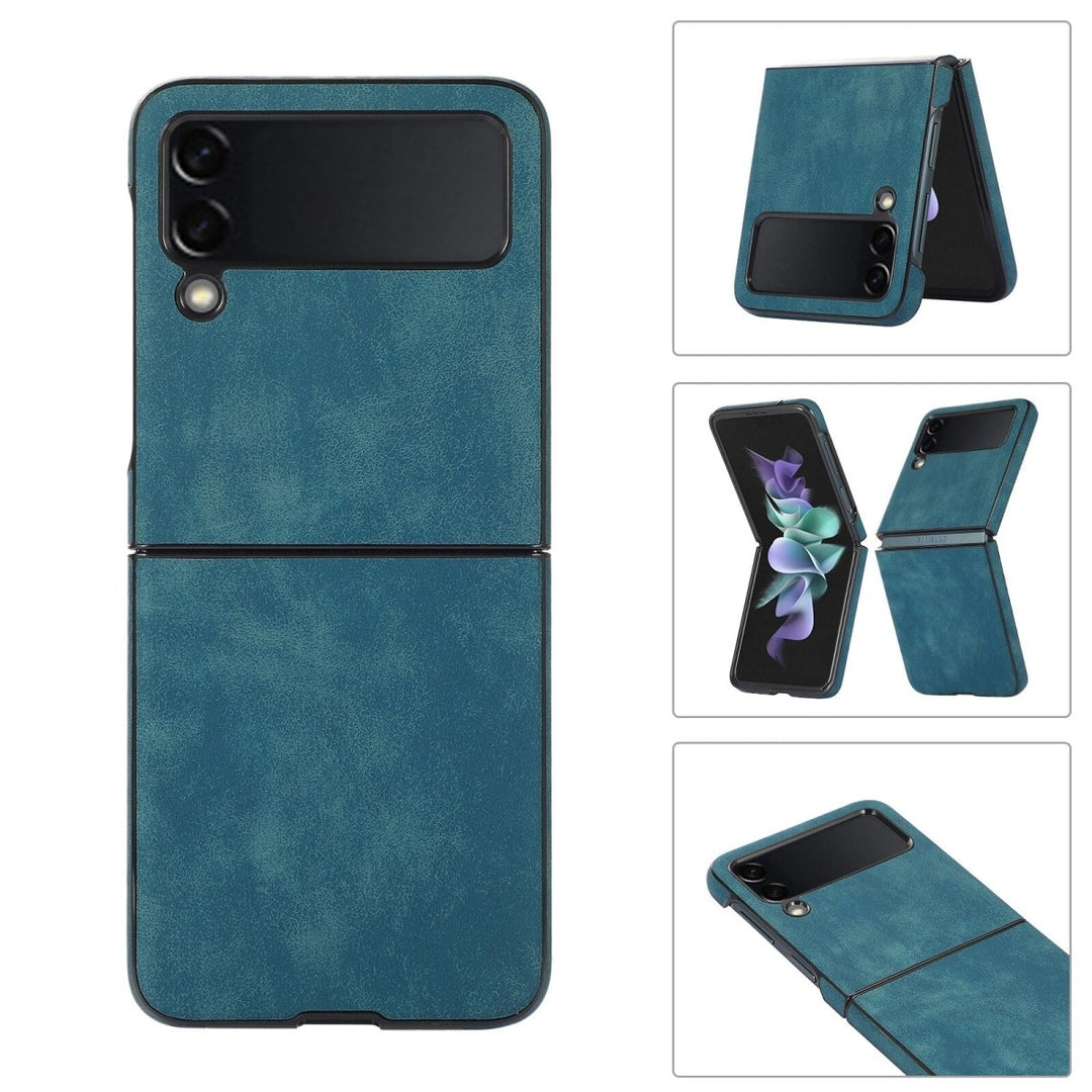 Mellis Slim Fit Leather Galaxy Z Flip 3 Case With Wallet Card Slots - Astra Cases