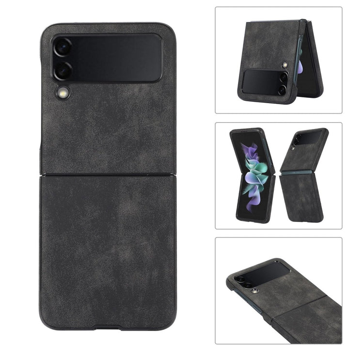 Mellis Slim Fit Leather Galaxy Z Flip 3 Case With Wallet Card Slots - Astra Cases