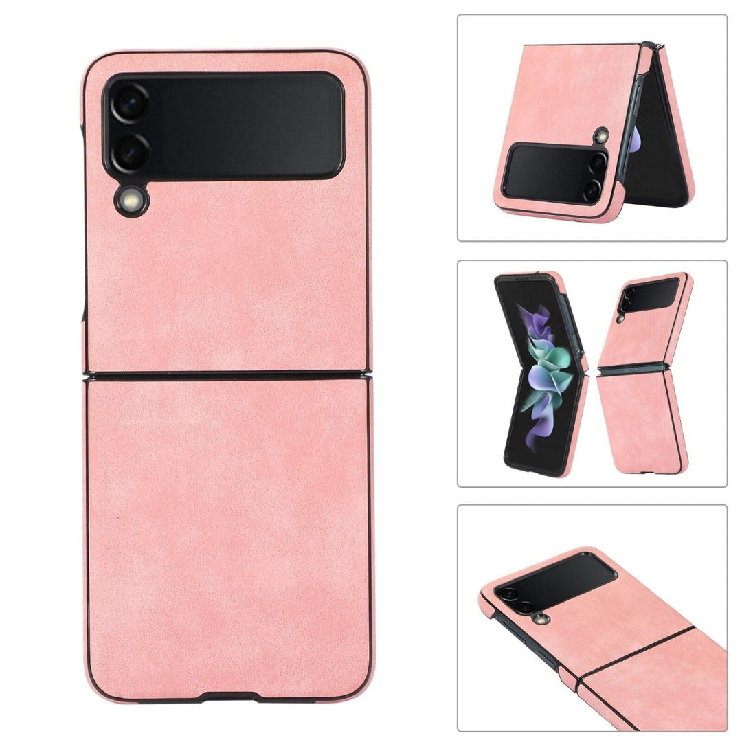 Mellis Slim Fit Leather Galaxy Z Flip 3 Case With Wallet Card Slots - Astra Cases