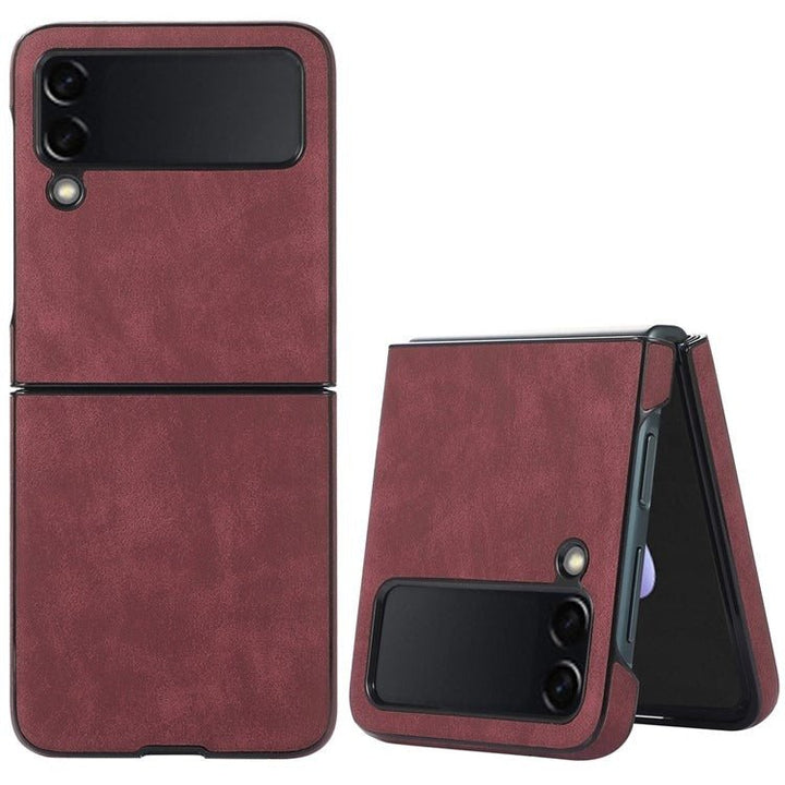 Mellis Slim Fit Leather Galaxy Z Flip 3 Case With Wallet Card Slots - Astra Cases